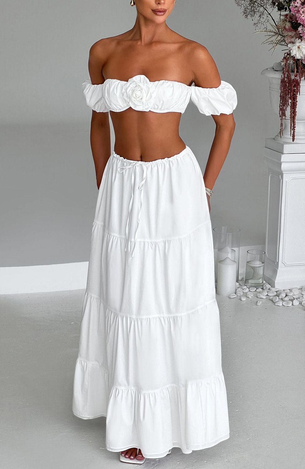 TOP CARMEN - MARFIL