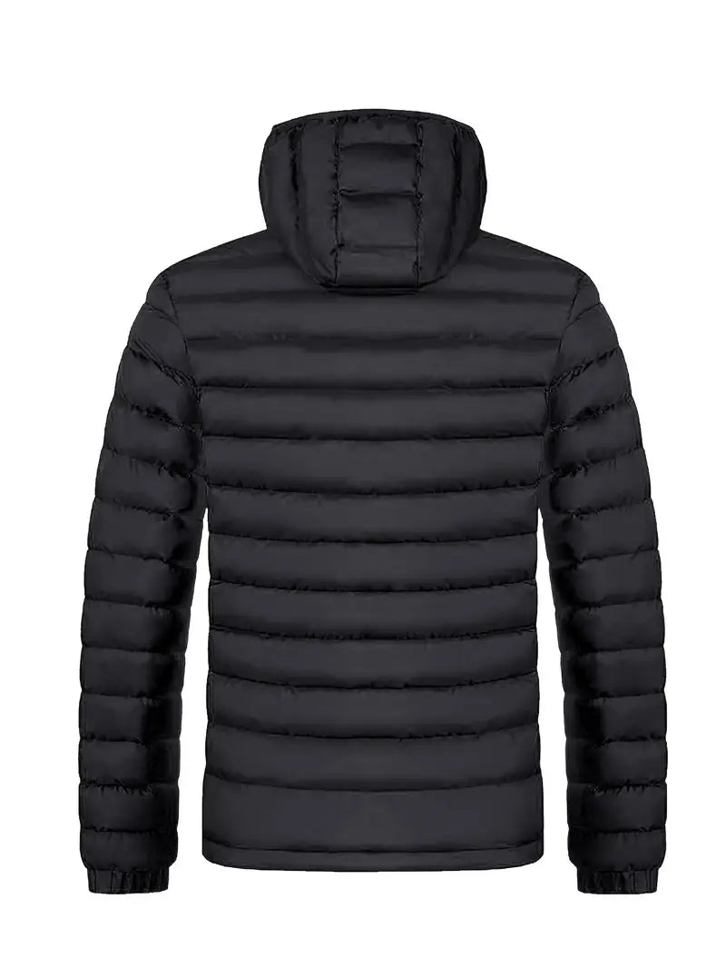 Elegante chaqueta con capucha