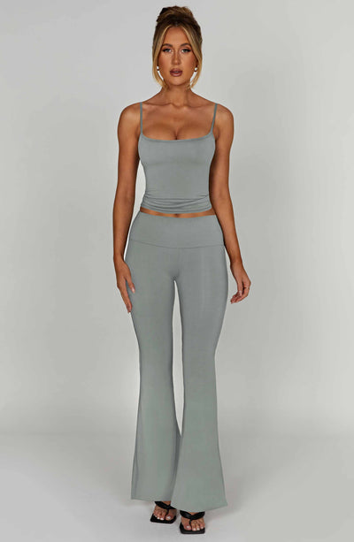 Heidi Pant - Steel Pants XS Lara Soler Fashion Premium Exclusive Design
