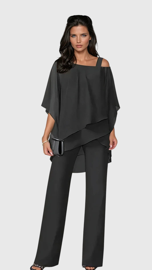 Sabrina - Conjunto de dos piezas en capas