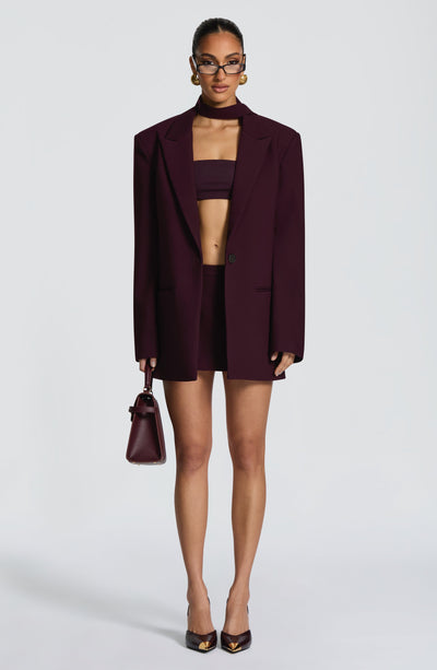 BLAZER RENATA - CIRUELA