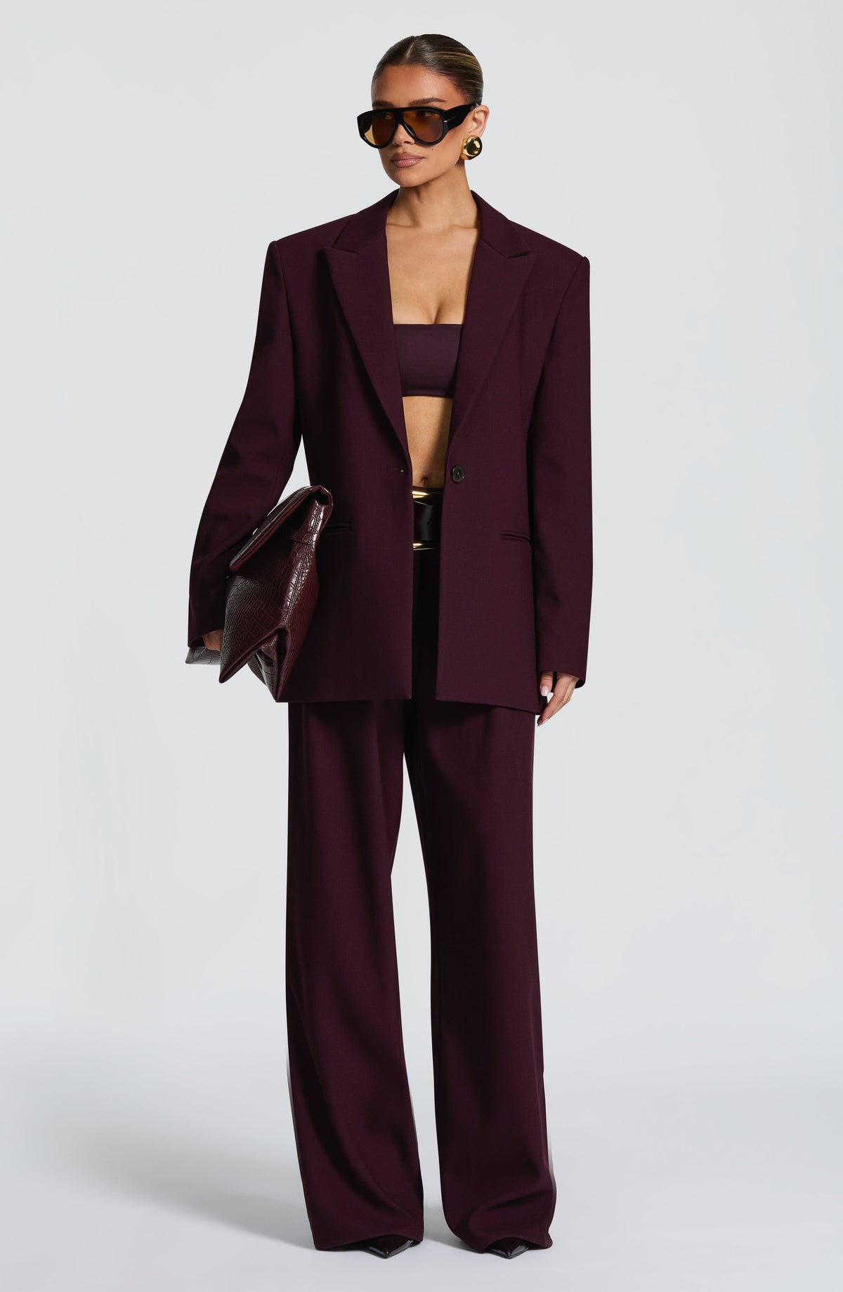 BLAZER RENATA - CIRUELA