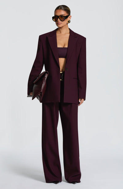 BLAZER RENATA - CIRUELA