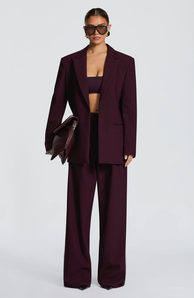 BLAZER RENATA - CIRUELA
