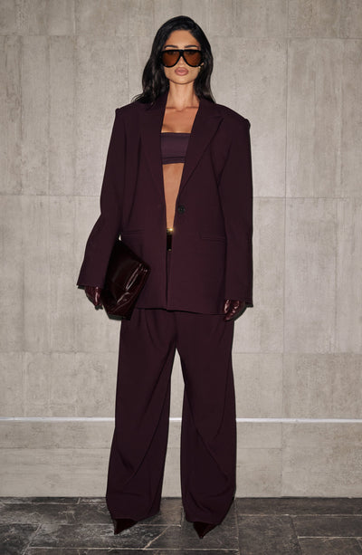 BLAZER RENATA - CIRUELA