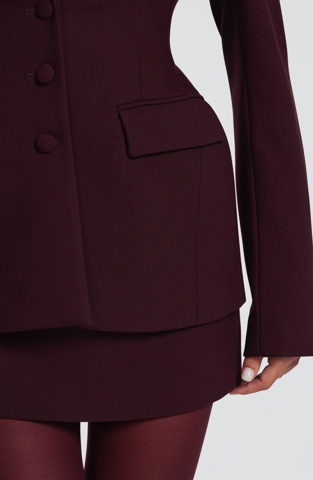 BLAZER ROMINA - CIRUELA