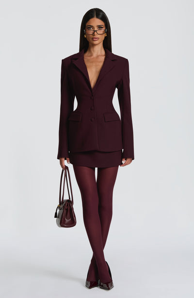 BLAZER ROMINA - CIRUELA