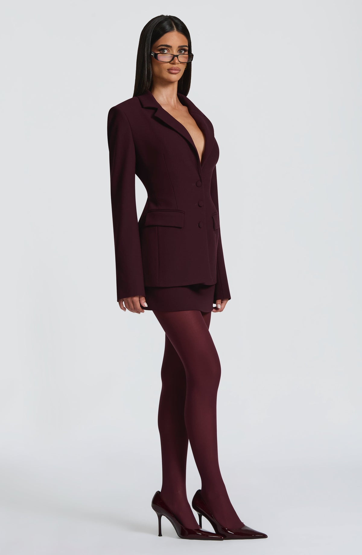 BLAZER ROMINA - CIRUELA
