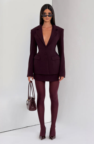 BLAZER ROMINA - CIRUELA