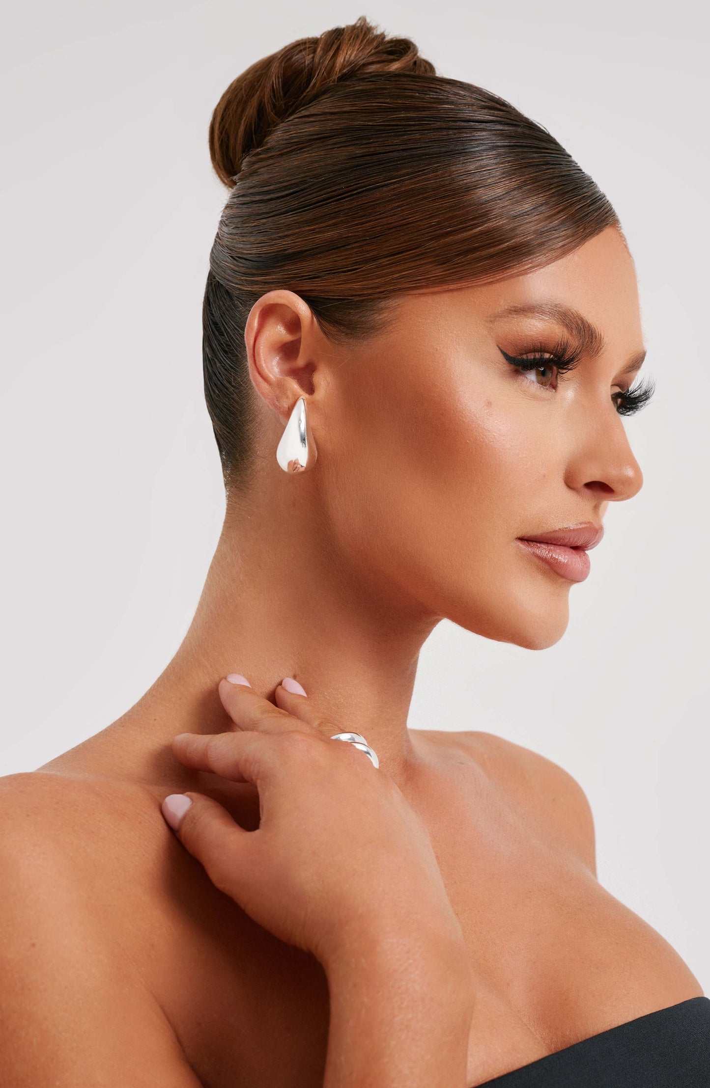 PENDIENTES FAITH - PLATA