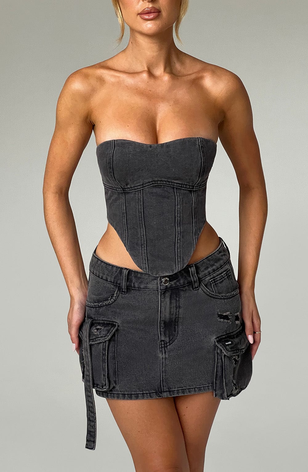 CORSET YASMIN - NEGRO