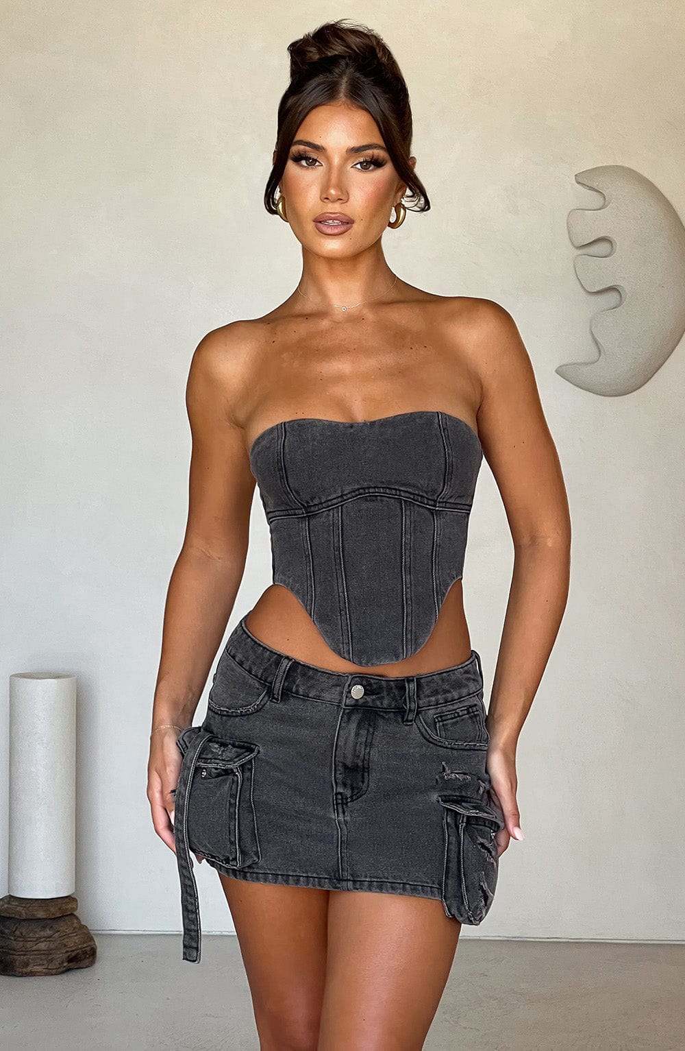 CORSET YASMIN - NEGRO