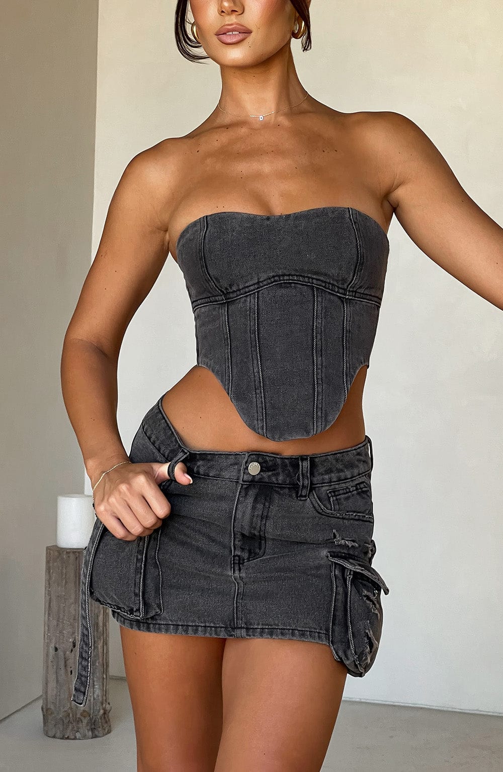 CORSET YASMIN - NEGRO